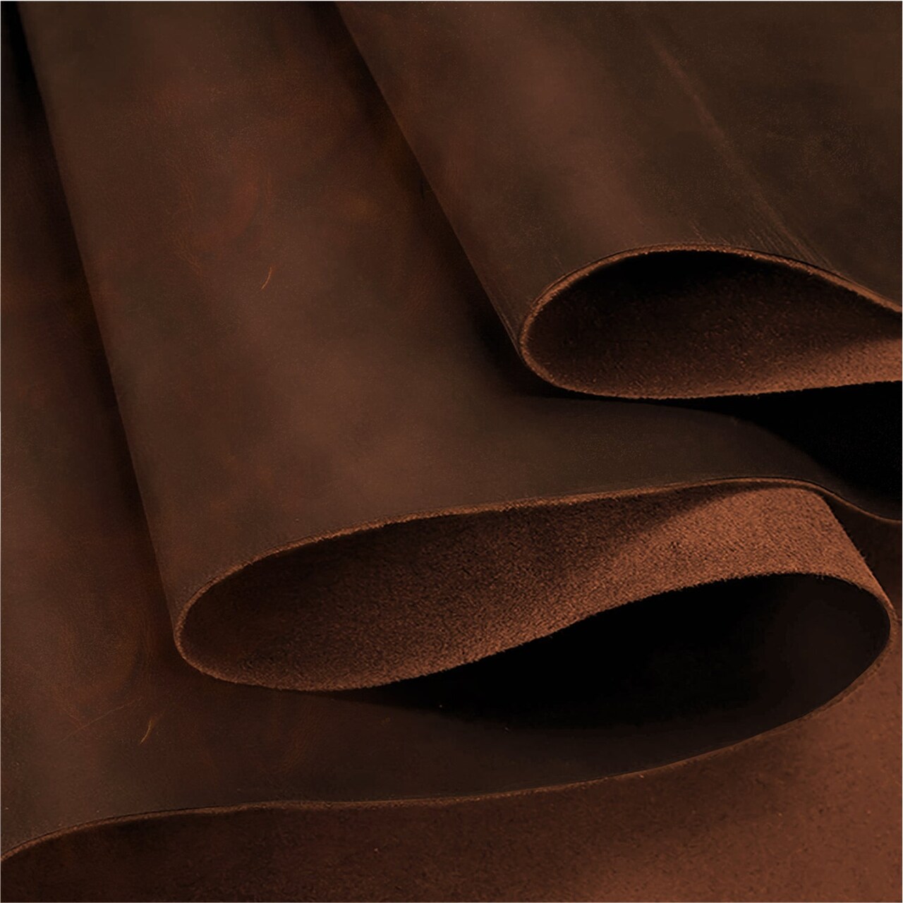 ELW 9-10 oz (3.6-4mm) Heavy Weight Oil Tanned Cowhide Full Grain Leather for Tooling, Holsters, Knife Sheaf, Carving, Embossing, Stamping, Collar, Leash, Crafting